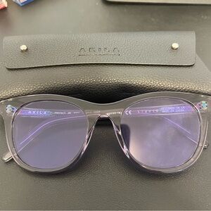 AKILA Purple Sunglasses with Translucent Frames